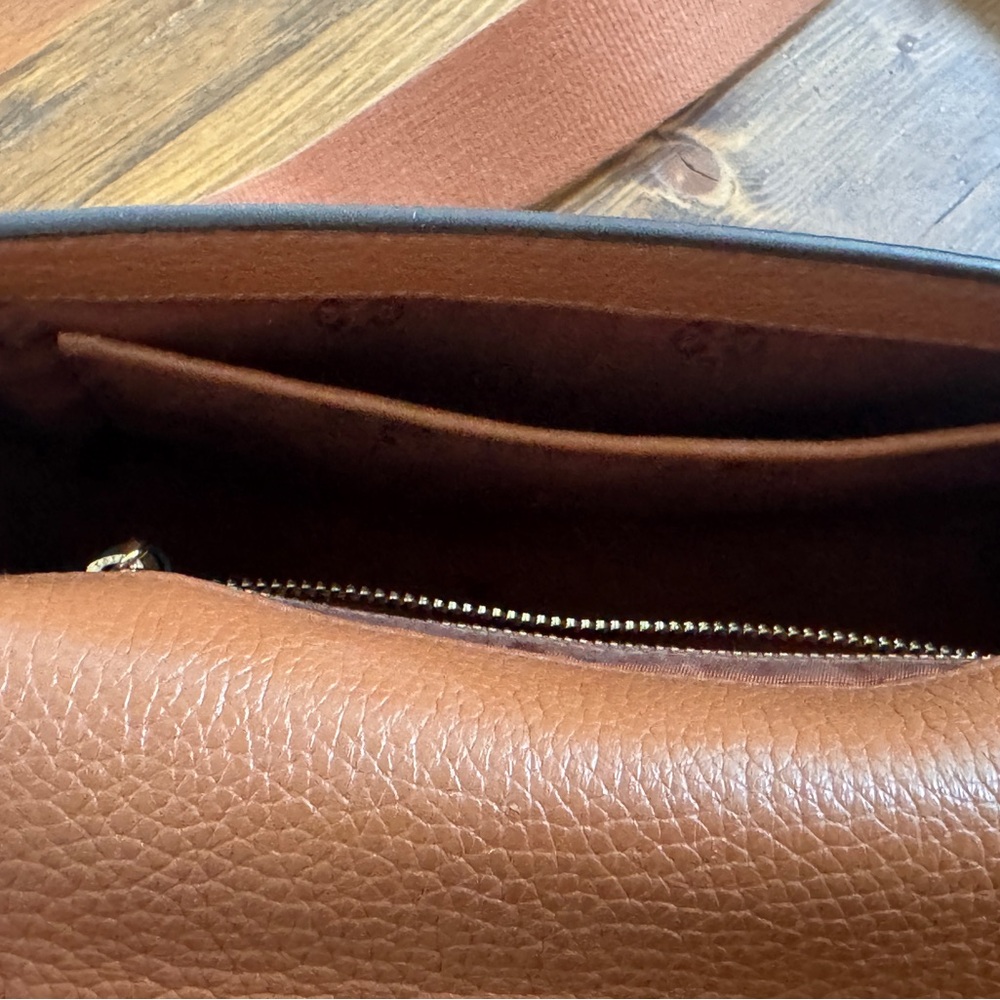 Tory Burch Brown Leather Crossbody Bag - Picture 5 of 7